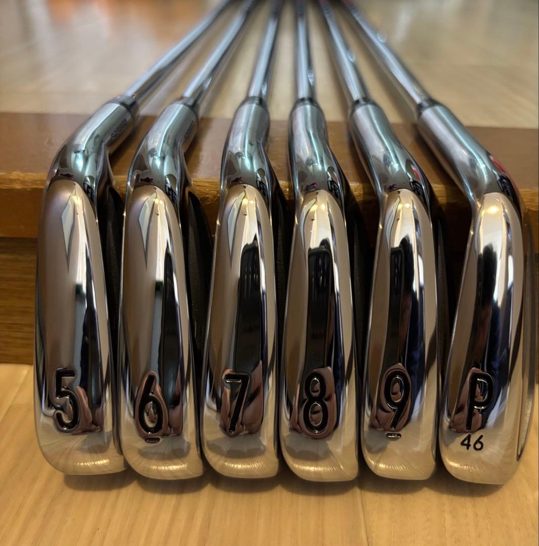 【超美品】タイトリスト T100 (2019) 6本セット モーダス120S