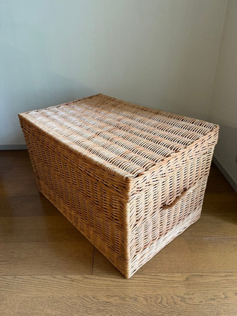 大きなウィッカーバスケット