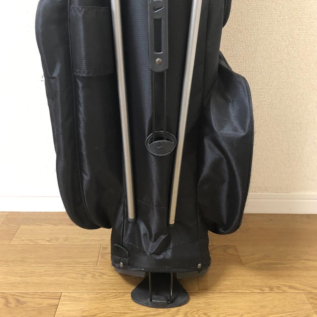 【希少】 NIKE ナイキ ゴルフ キャディバッグ 8分割 スタンド型 ブラック