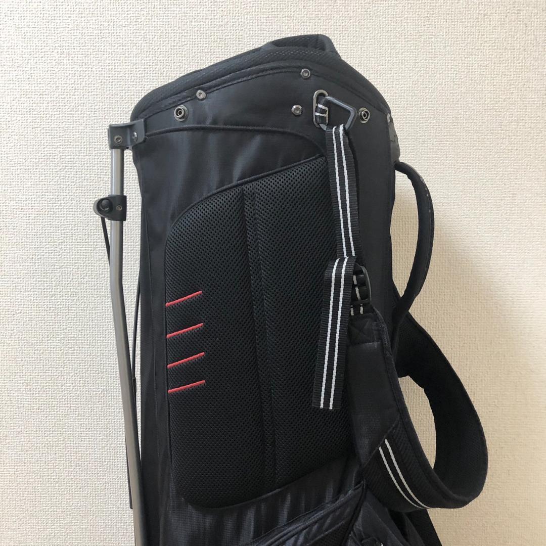 【希少】 NIKE ナイキ ゴルフ キャディバッグ 8分割 スタンド型 ブラック