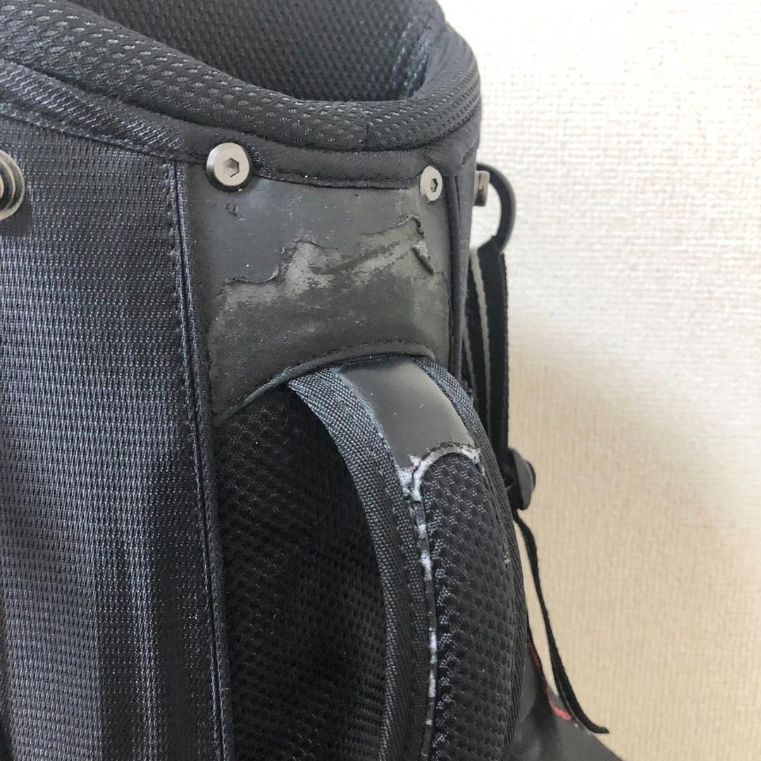 【希少】 NIKE ナイキ ゴルフ キャディバッグ 8分割 スタンド型 ブラック