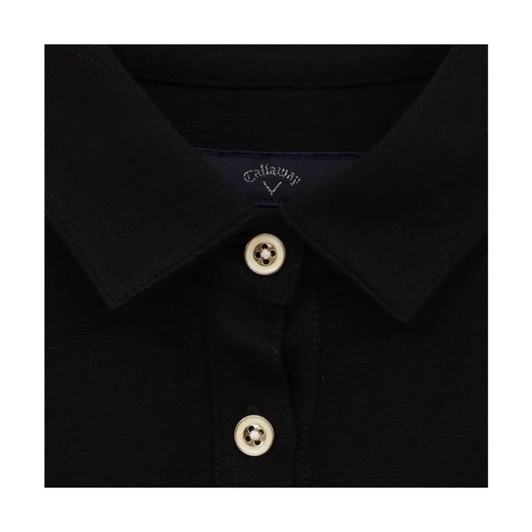 Callaway ストレッチポンチ長袖シャツ ブラック
