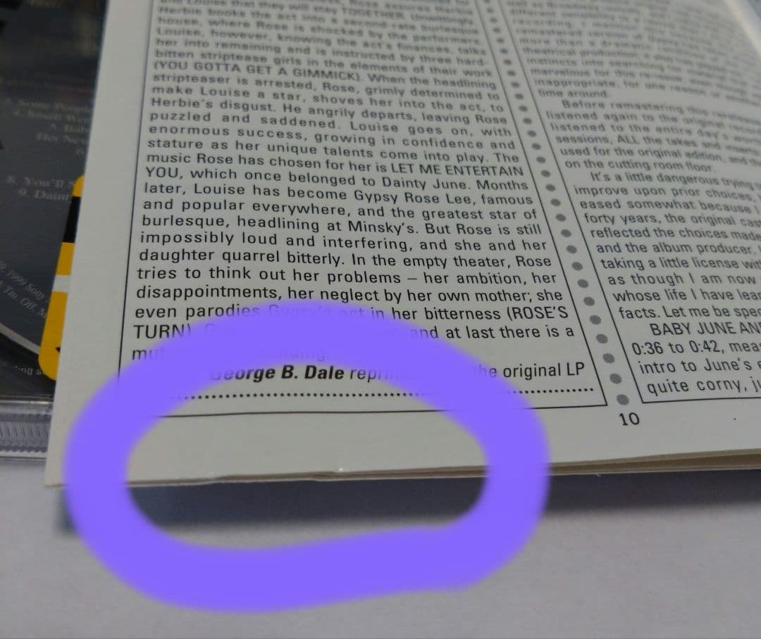 動作確認済『GYPSY』ジプシーエセルマーマン オリジナルブロードウェイキャスト