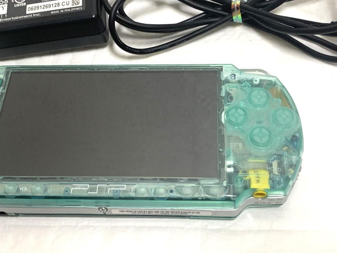 PSP 2000 すぐ遊べるセット【美品・カスタム】スケルトン　グリーン
