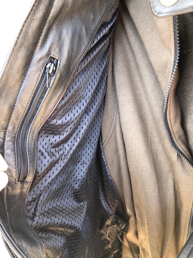 新品 Harley-Davidsonフード付きライダースレザージャケット M