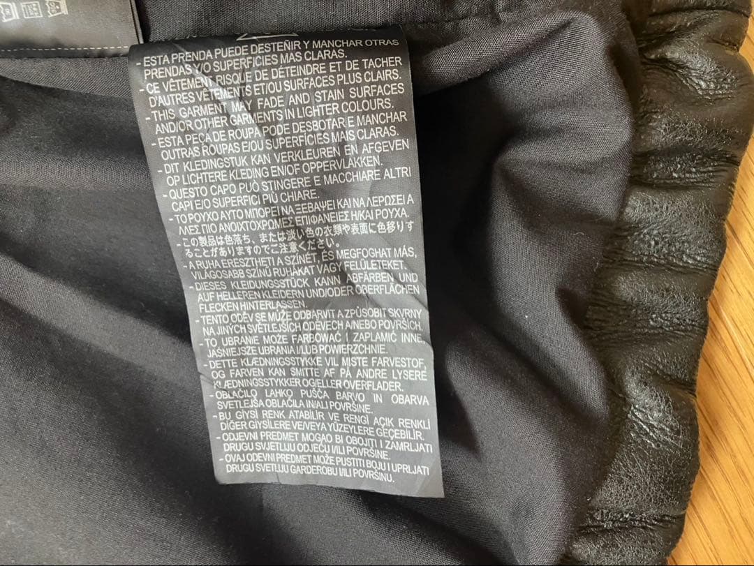 ZARA フード フェイクレザージャケット