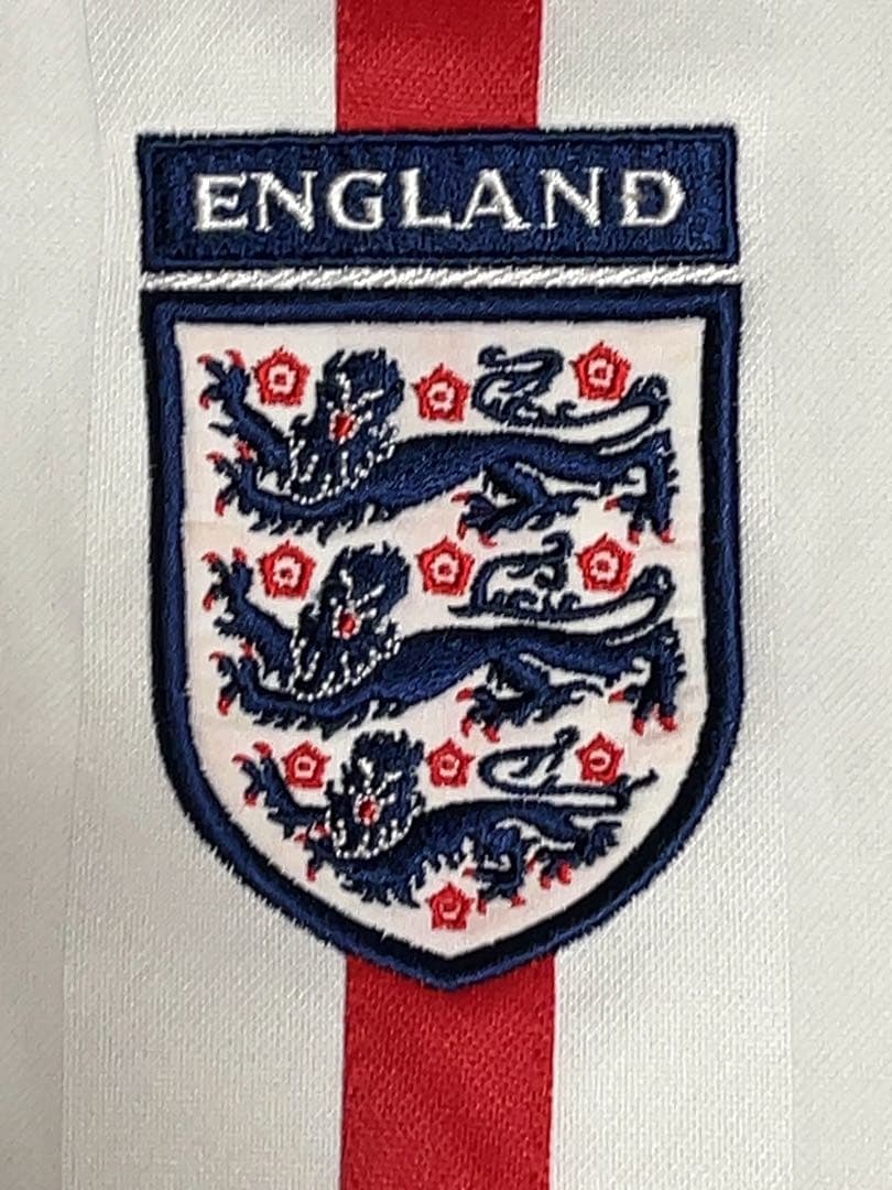 イングランド代表 02WC日韓 vsブラジル代表 No.8スコールズ 直刺繍XL