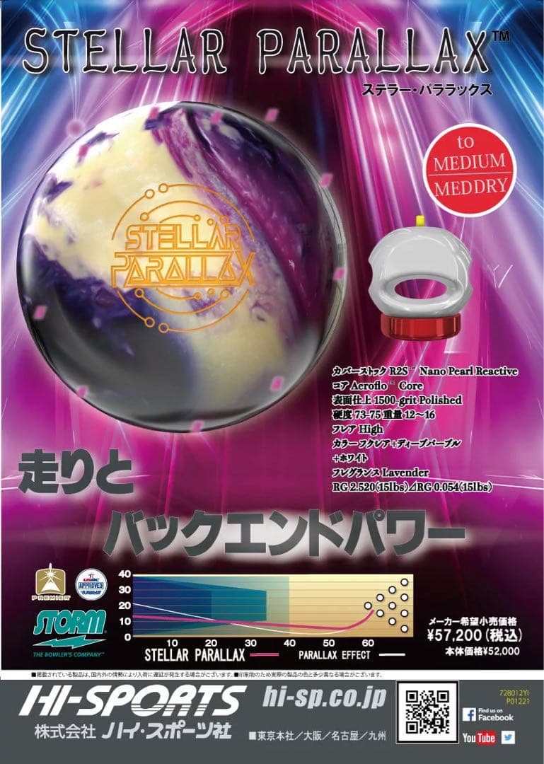 ステラー・パララックス15ポンド