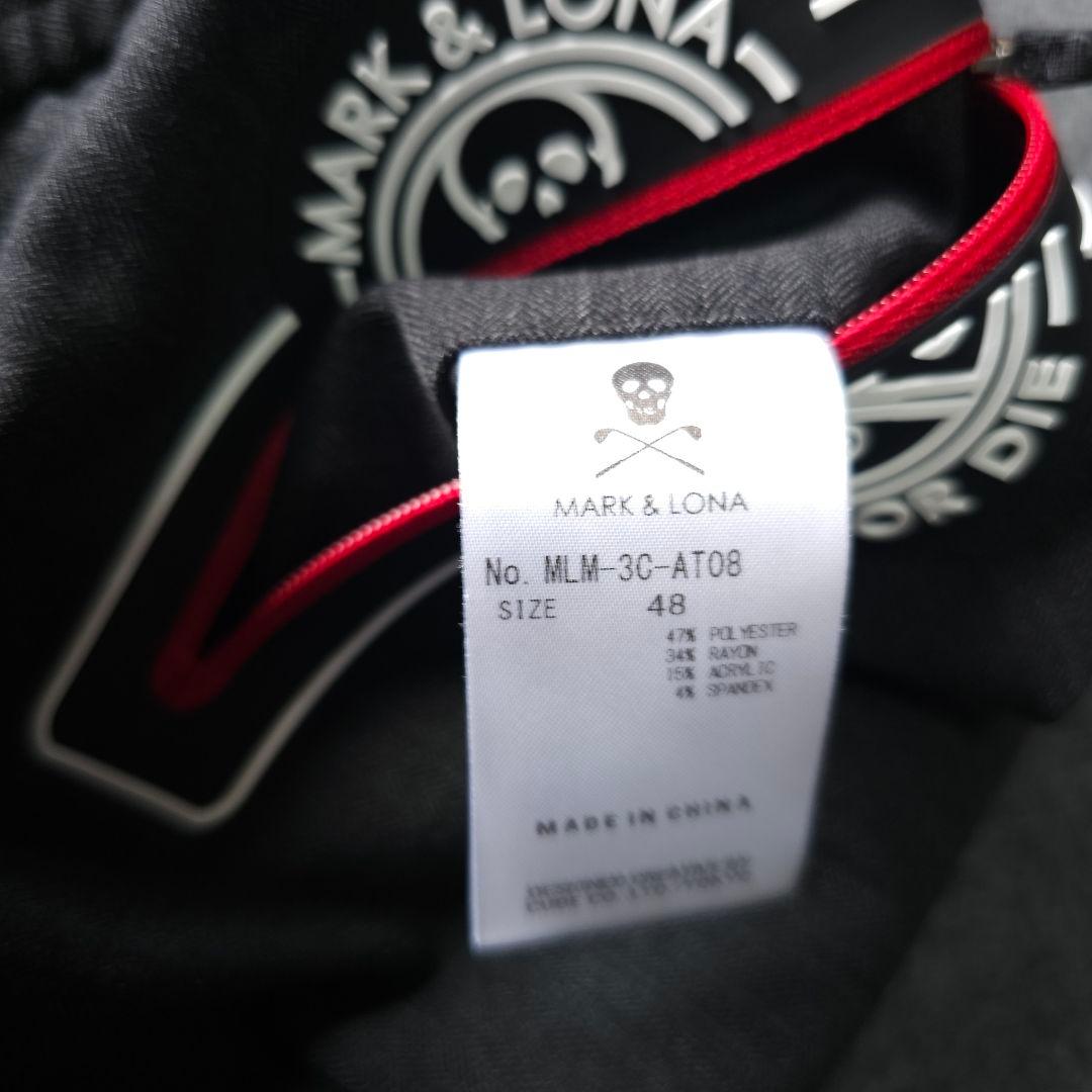 マークアンドロナ】2023年人気ラバースカルロゴマーク ストレッチゴルフパンツL