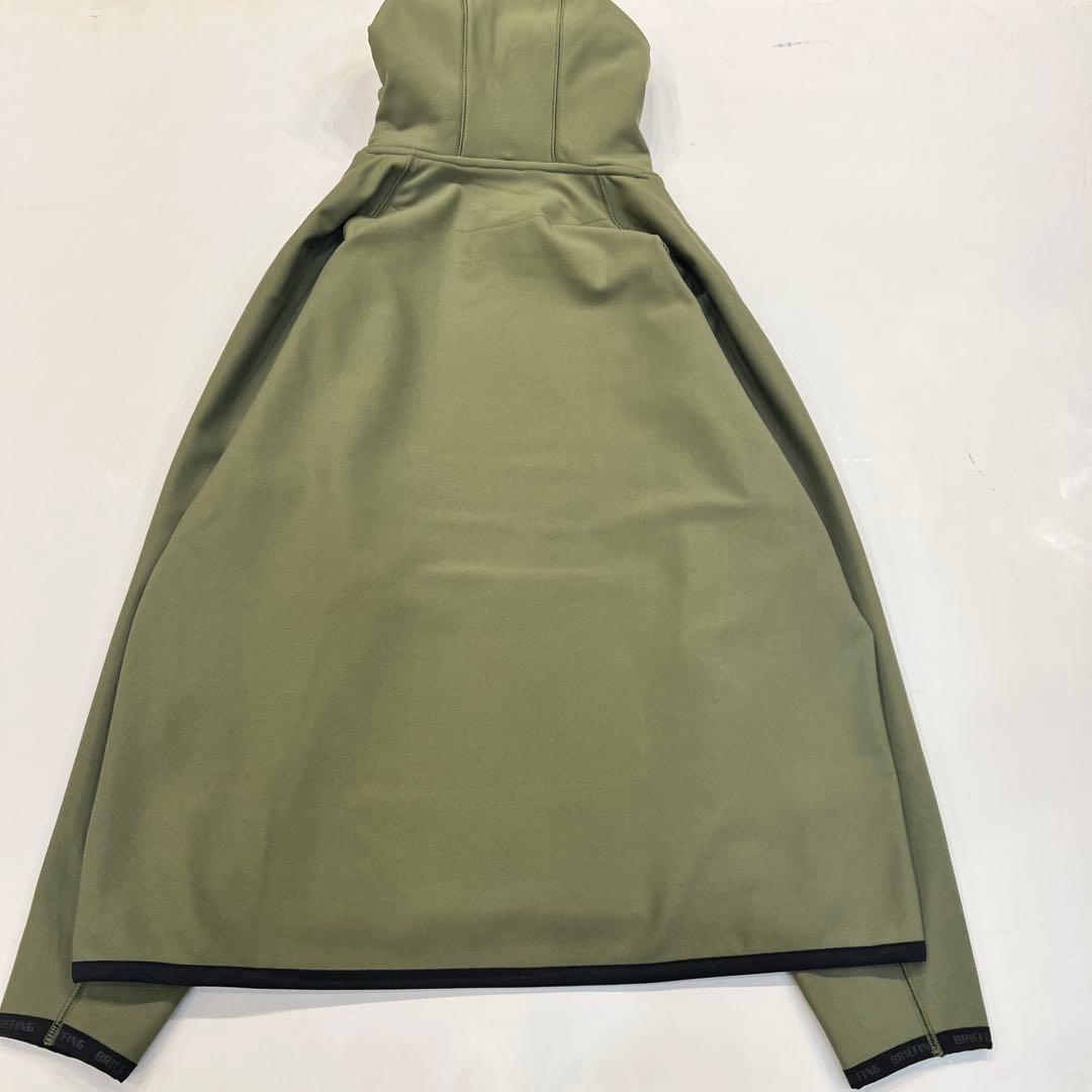 新品　BRIEFING MEN’S LOGO HOODIE オリーブL
