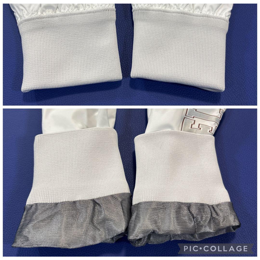 ZOY ゾーイ　プルオーバーブルゾン　スニードジャック　ホワイト　スリーブロゴ