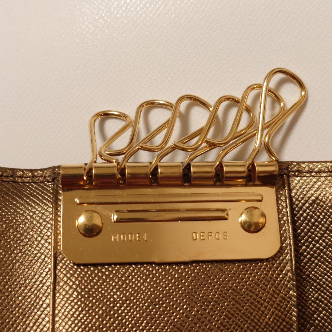 PRADA M222A SAFFIANO キーケース BRONZO