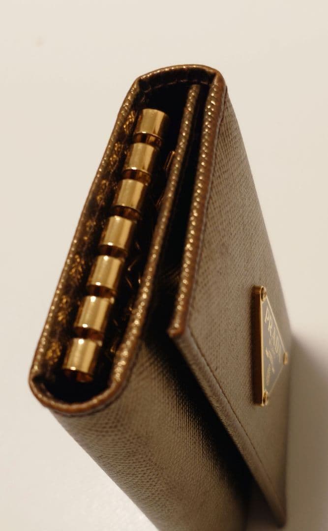 PRADA M222A SAFFIANO キーケース BRONZO