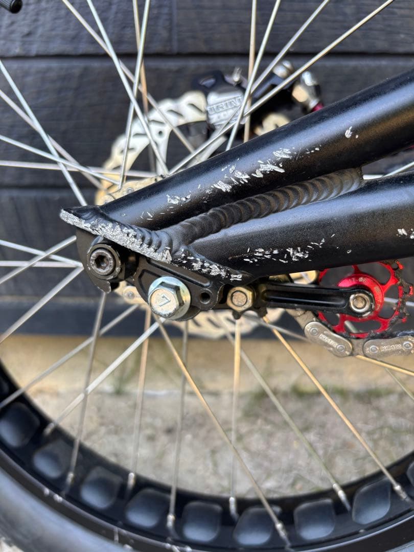 ECHO トライアル自転車　HOPEブレーキ付き　パーツおまけ付き