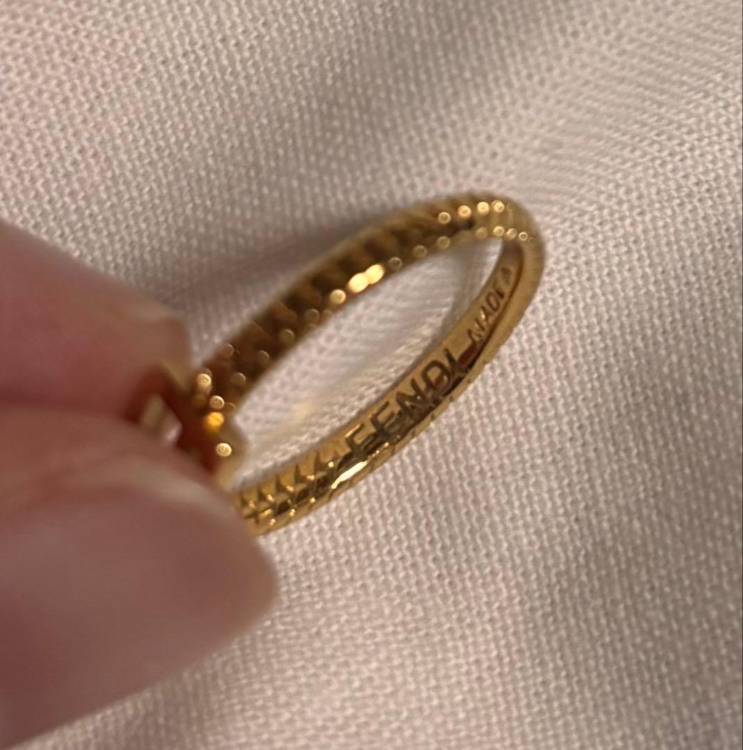 star　FENDI Gold Ring Sサイズ（9〜11号相当）