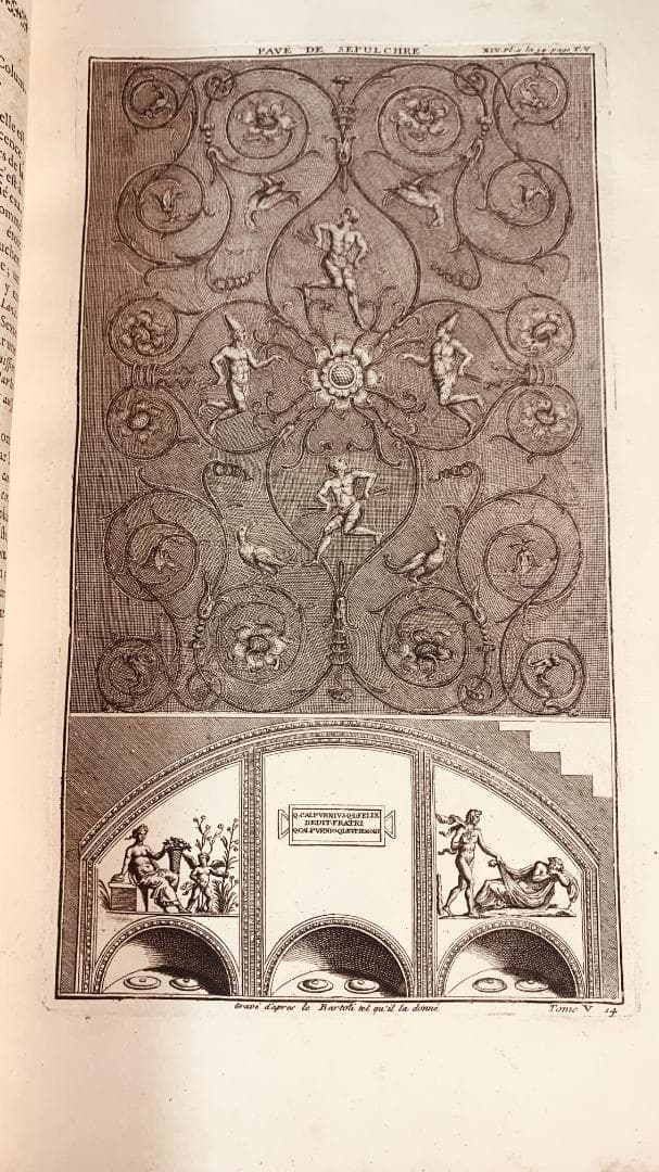 1719年に出版された「図解された古代」第5巻