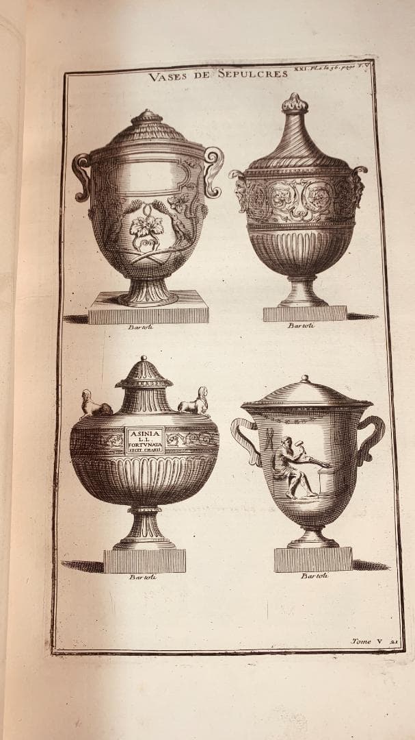 1719年に出版された「図解された古代」第5巻