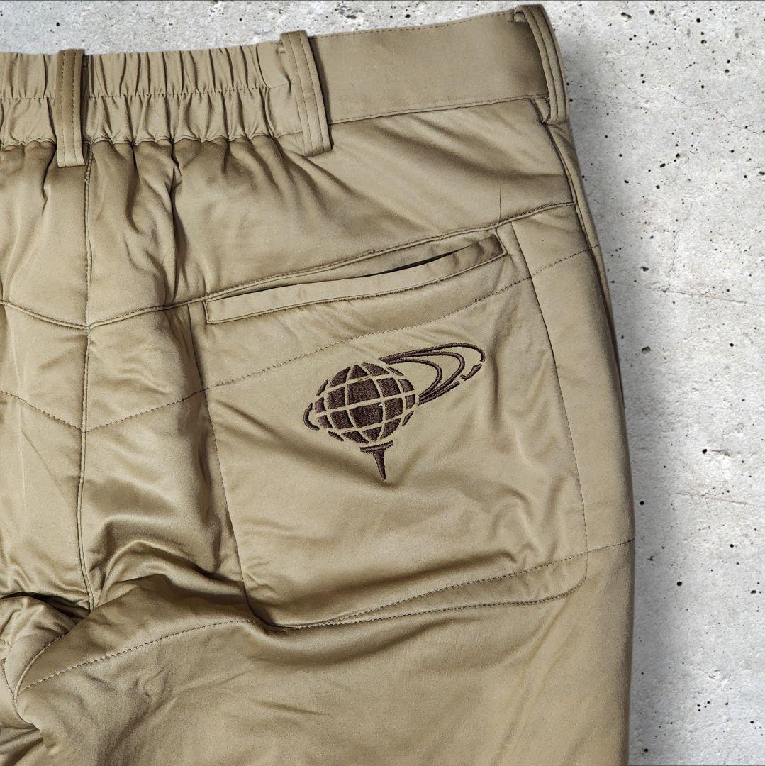 【良品】BEAMSGOLF ビームスゴルフ パデッドパンツ 中綿 カーキ M