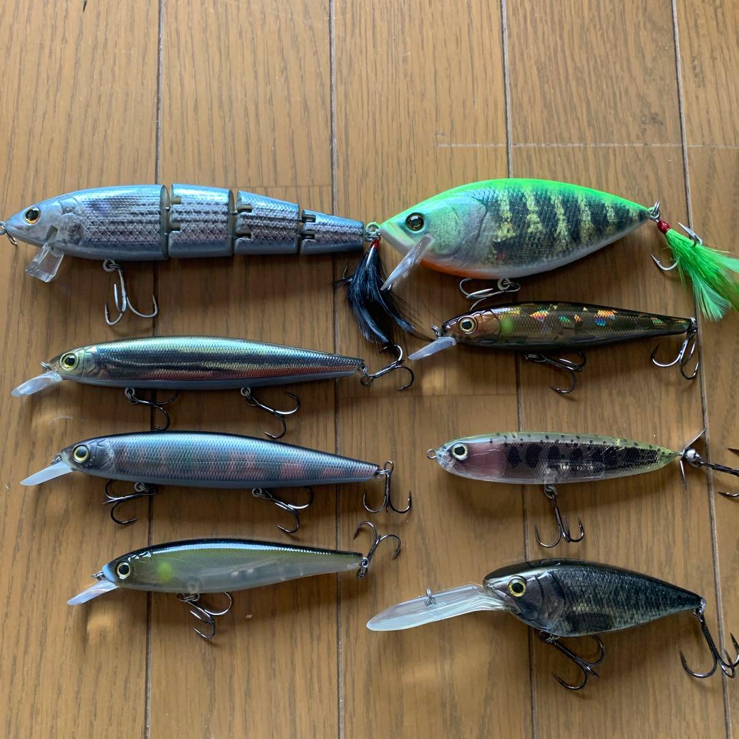 値下げ　バス釣り引退　ハードルアー開封済未使用90個セット メガバス、デプス等