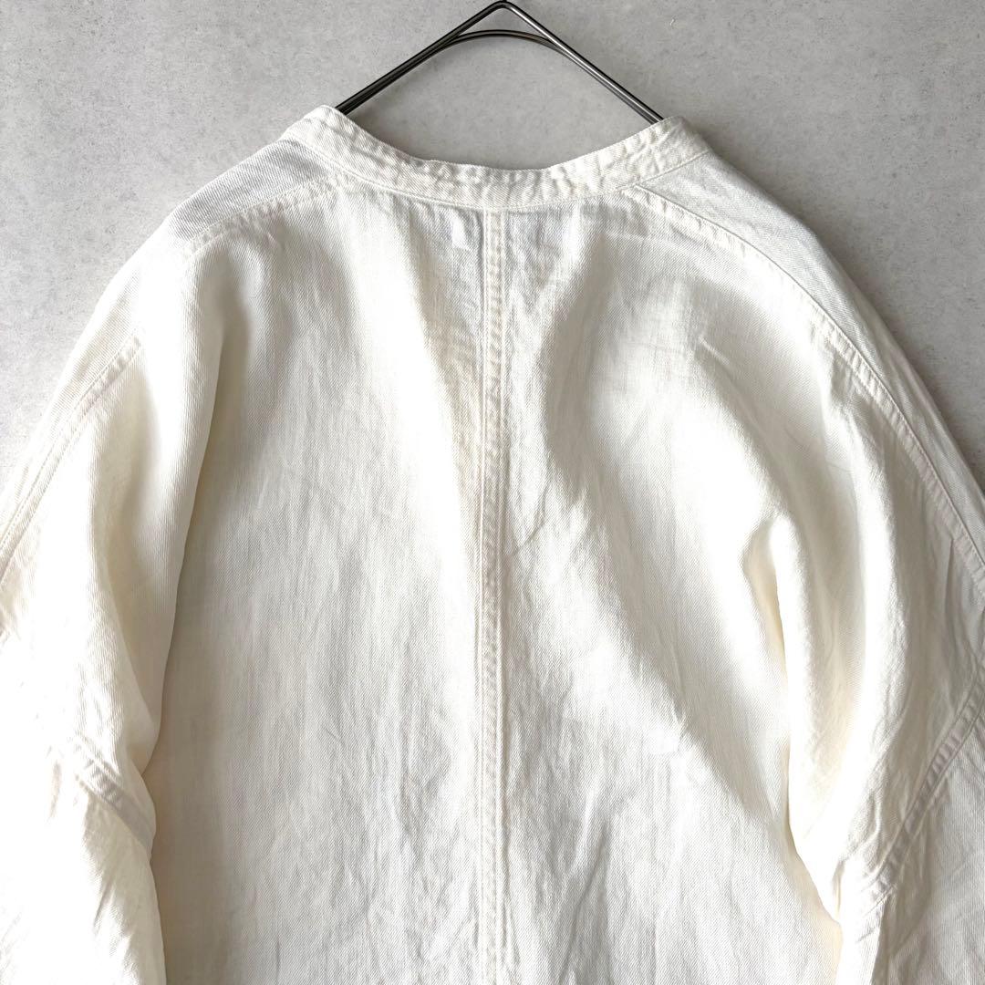 ARGUE アギュー リネンコットン シャツ オーバーサイズ ゆったり