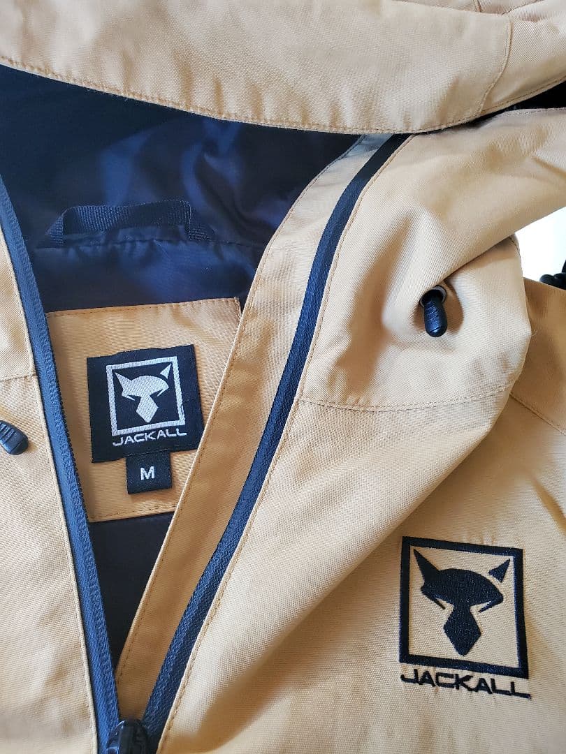 JACKALL ハードシェルジャケット M ベージュ