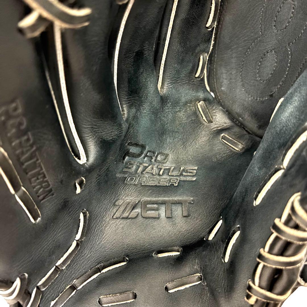 【極美品】ZETT プロステイタス 硬式 オーダー 投手用 グローブ