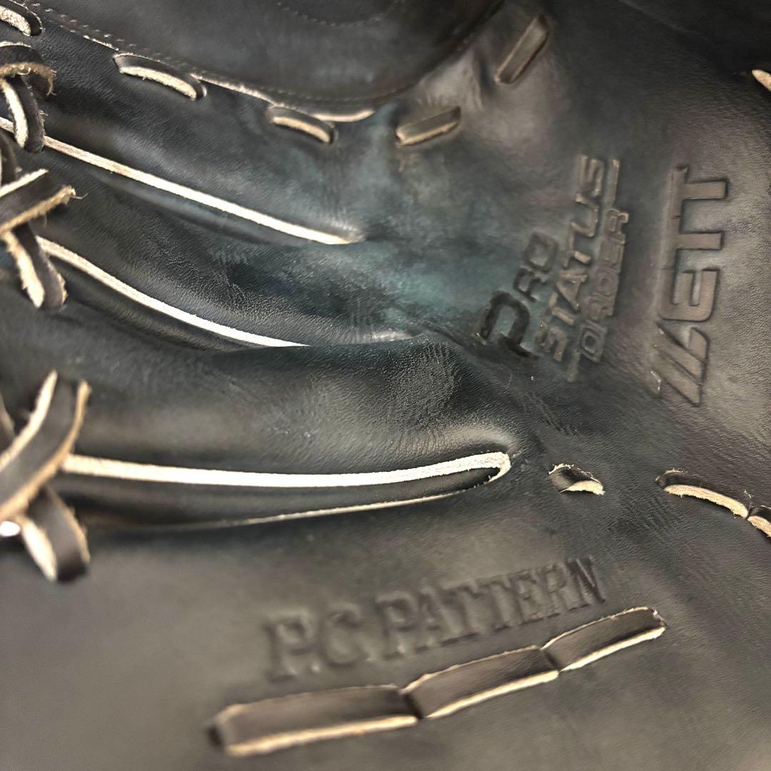 【極美品】ZETT プロステイタス 硬式 オーダー 投手用 グローブ