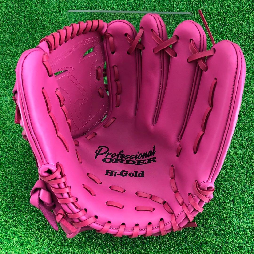 HI GOLD 野球用 投手用 ピッチャー グローブ 右投げ kt393
