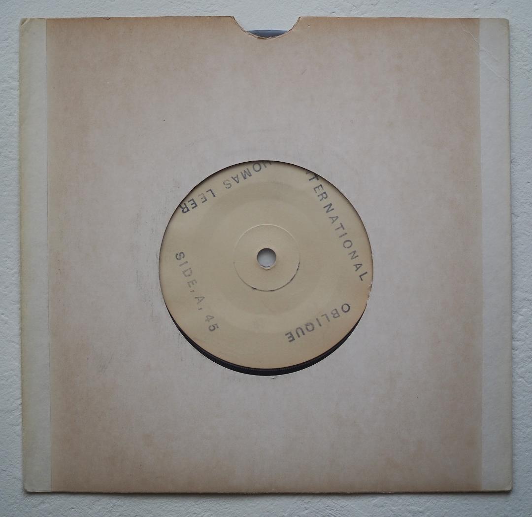 Thomas Leer　New Wave　7インチレコード　UK　英国