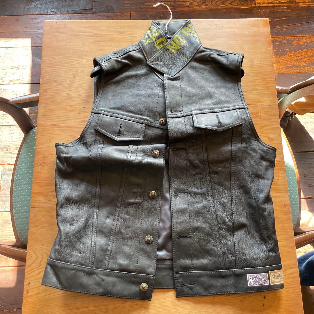 【dead stock】SHEEN TRIPLESIX レザーベスト