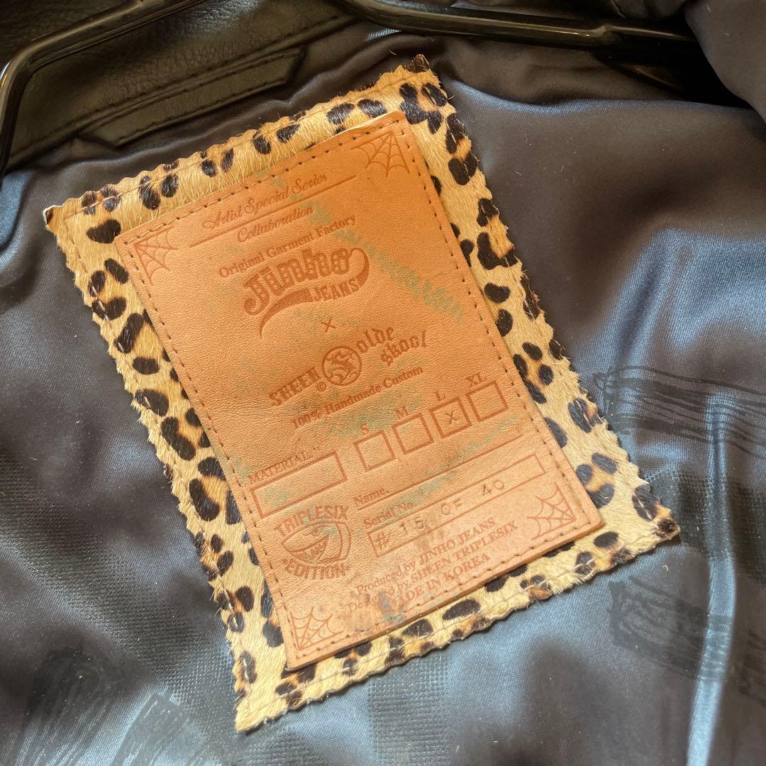 【dead stock】SHEEN TRIPLESIX レザーベスト