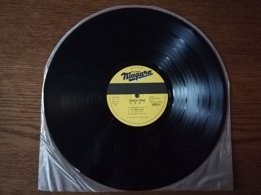 【マスターサウンドシリーズ】大滝詠一「EACH TIME」　LPレコード