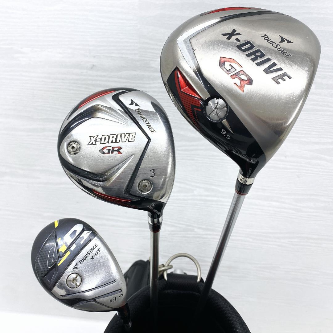 豪華‼ TOURSTAGE ツアーステージ メンズ ゴルフクラブ 初心者 セット