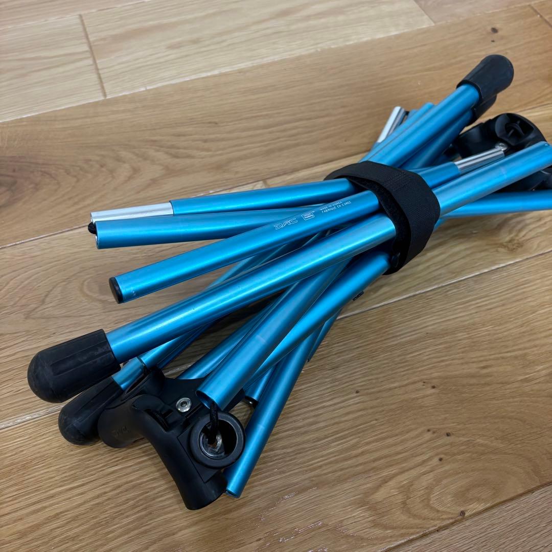 【美品】ヘリノックス サンセットチェア ブラック ブルーフレーム Helinox