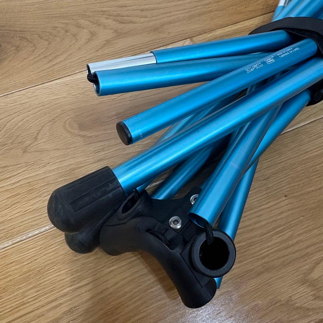 【美品】ヘリノックス サンセットチェア ブラック ブルーフレーム Helinox