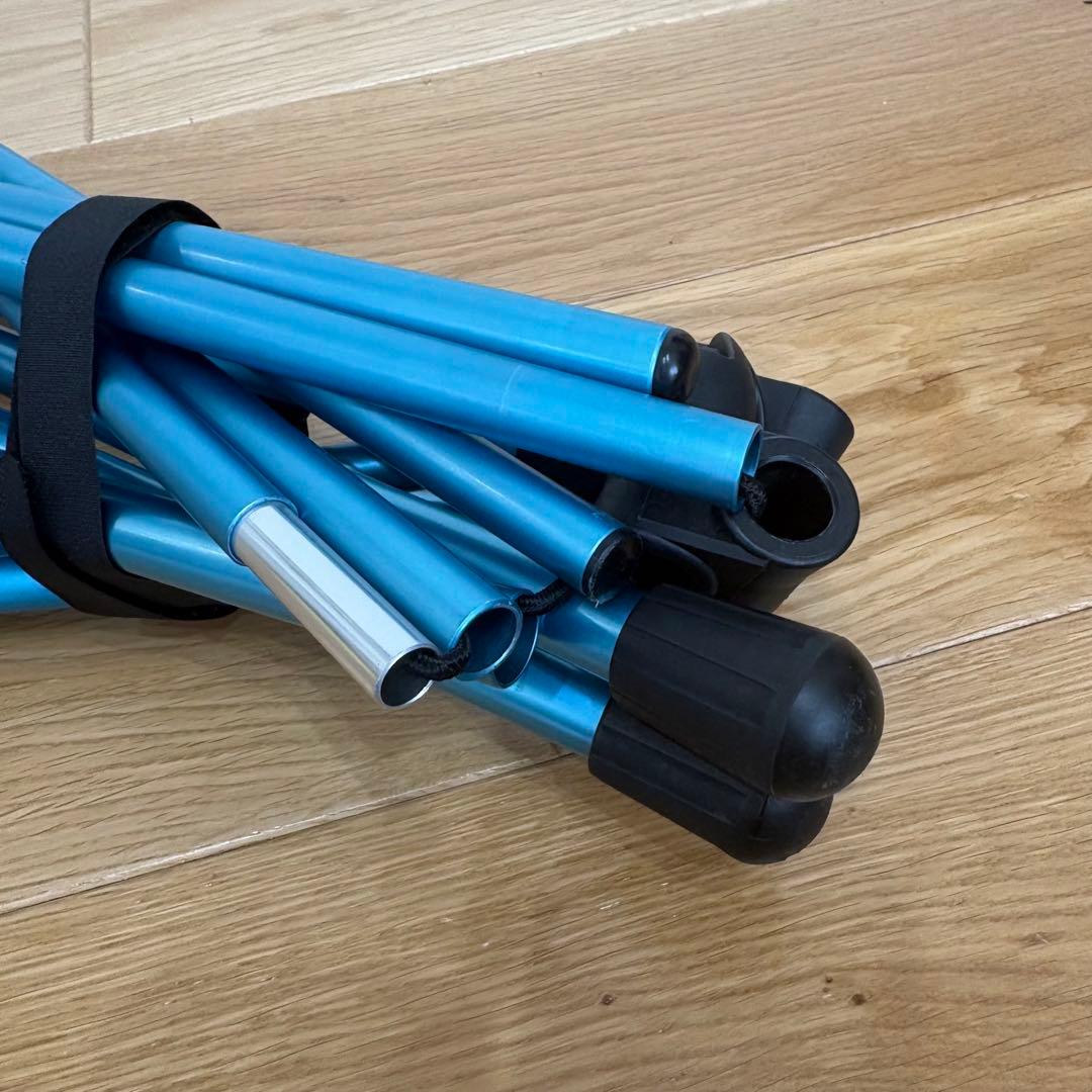 【美品】ヘリノックス サンセットチェア ブラック ブルーフレーム Helinox