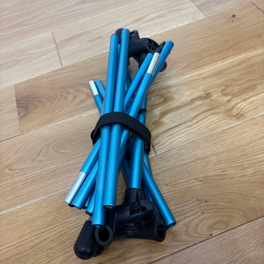 【美品】ヘリノックス サンセットチェア ブラック ブルーフレーム Helinox