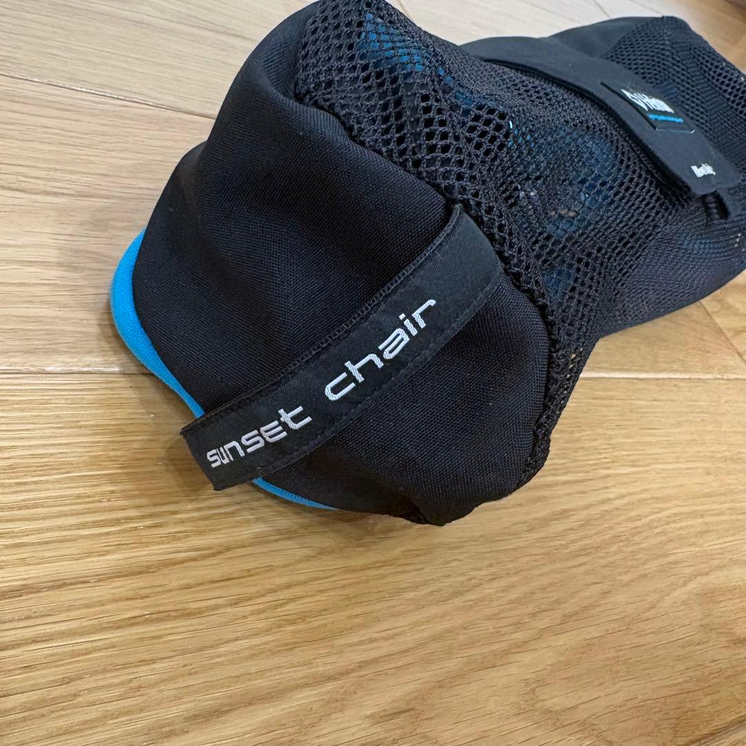 【美品】ヘリノックス サンセットチェア ブラック ブルーフレーム Helinox