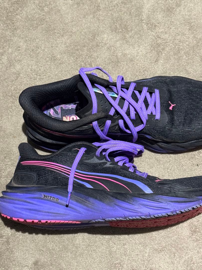 Puma Nitro ヴェロシティ4/パープル/ピンク