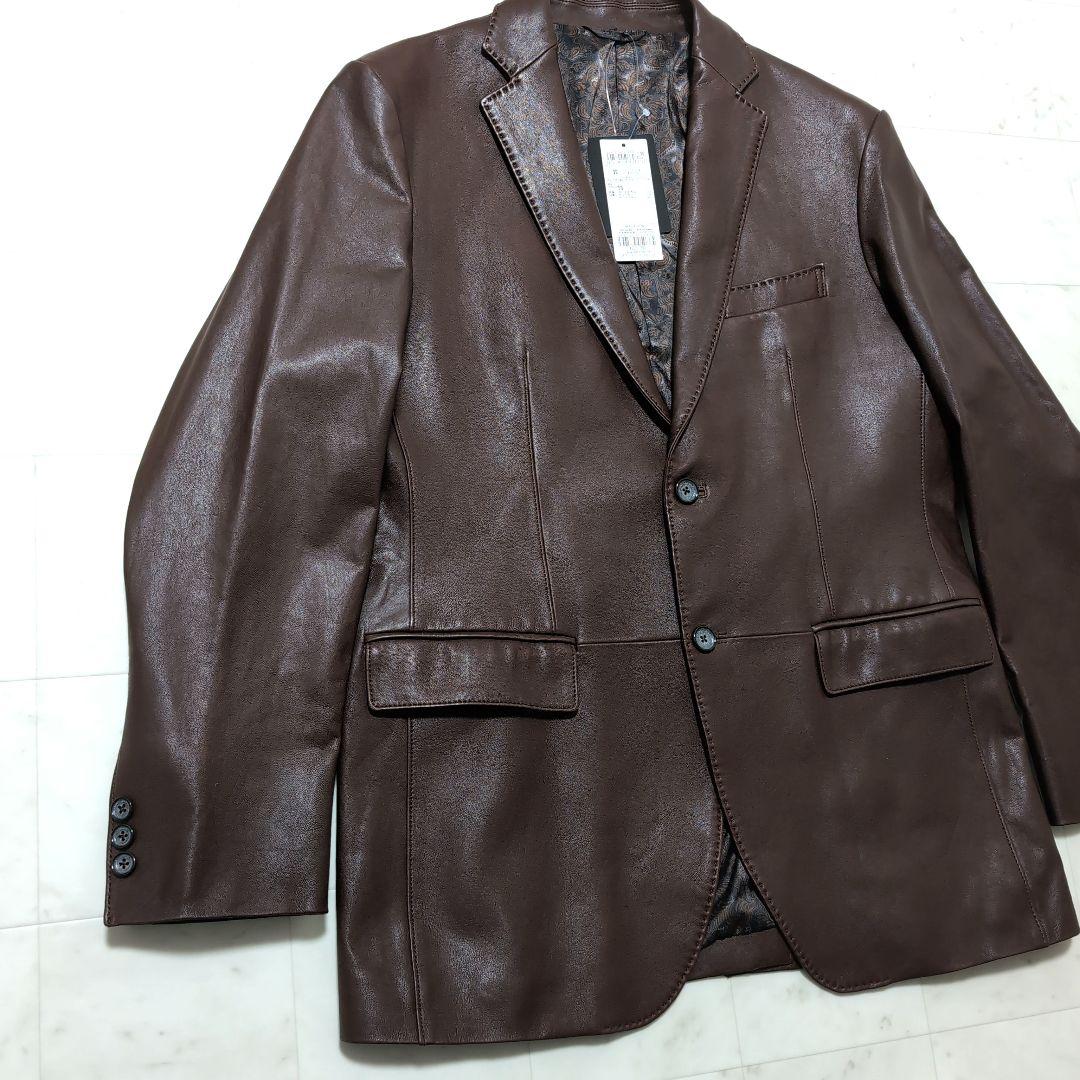 新品 2024年モデル JOSEPH ABBOUDレザー テーラードジャケット