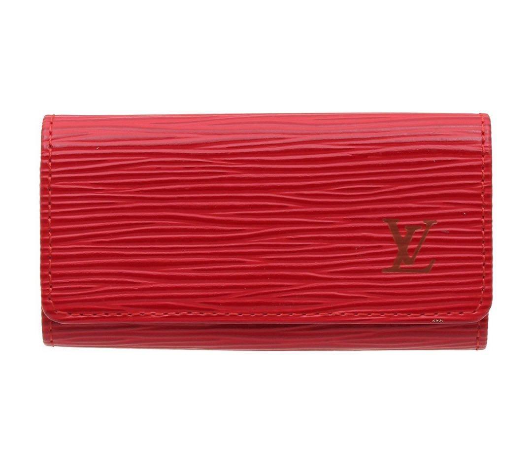 E2714 未使用 ルイヴィトン エピ ミュルティクレ4 4連 キーケース