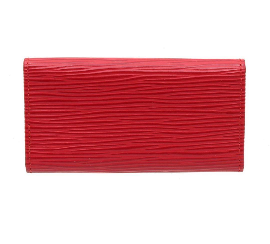 E2714 未使用 ルイヴィトン エピ ミュルティクレ4 4連 キーケース