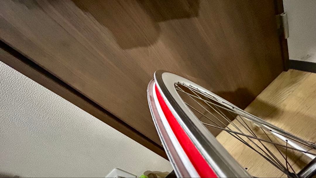 【ピスト/シングル用ホイール】カッコいいホワイトリム★重量1.35k g