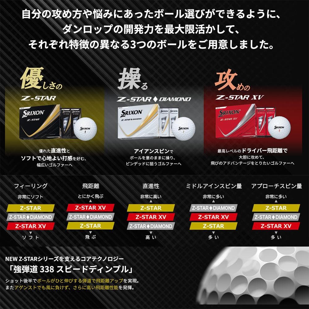 【新品】ダース売 2025年 日本正規品 スリクソン Z-STAR XV MT