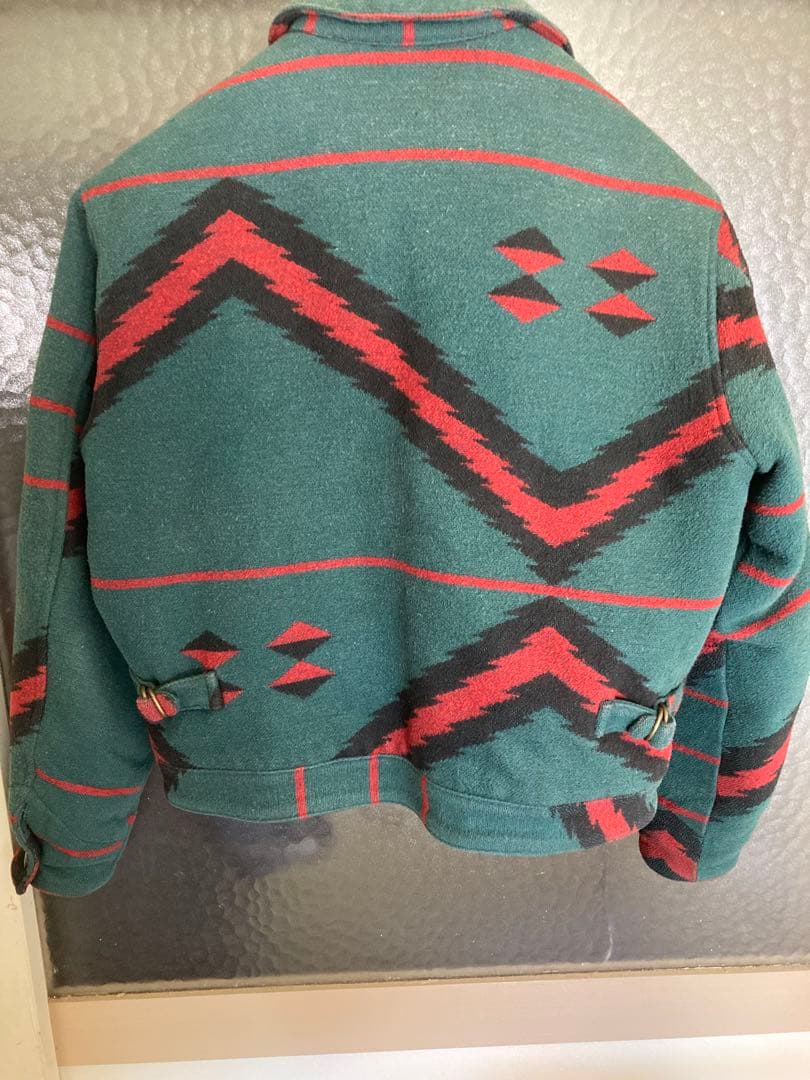 レアPOLOmade in USAラグジャケットアメリカンサイズS(日本M/L)