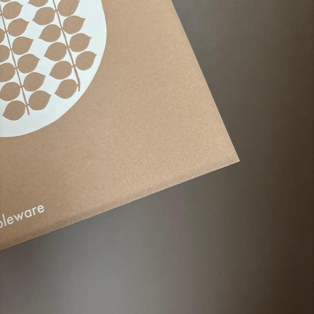 北欧暮らしの道具店　オリジナルポスター シルクスクリーン 北欧のお皿　額付き