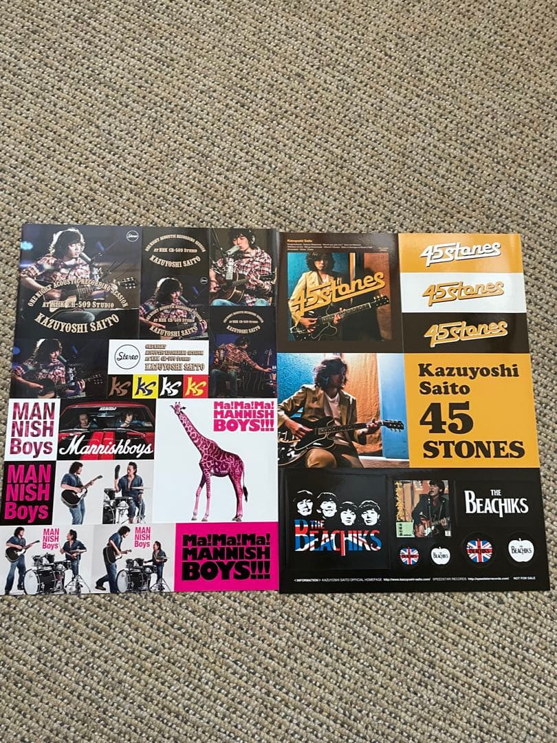 斉藤和義スペシャルライブフォト集＋DVD3枚＋CD3枚＋タオル＋シール2枚セット