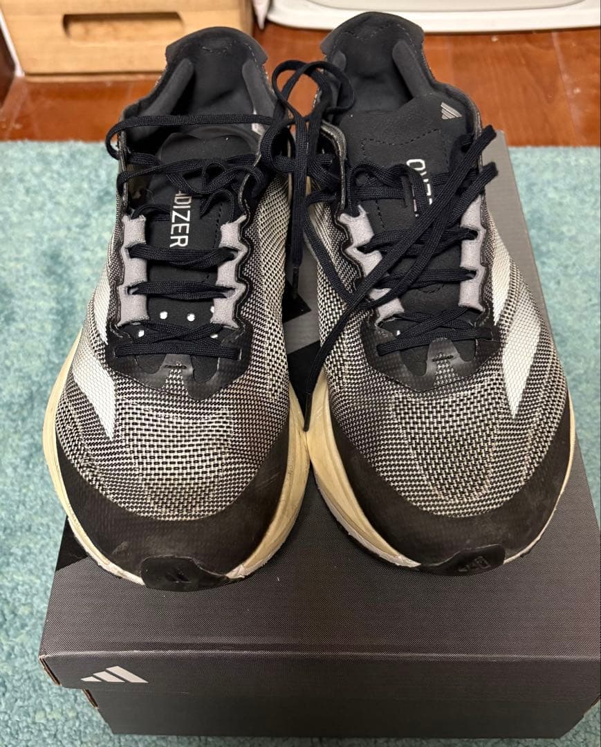 adidas アディゼロボストン12 ワイド　ランニングシューズ 　26センチ