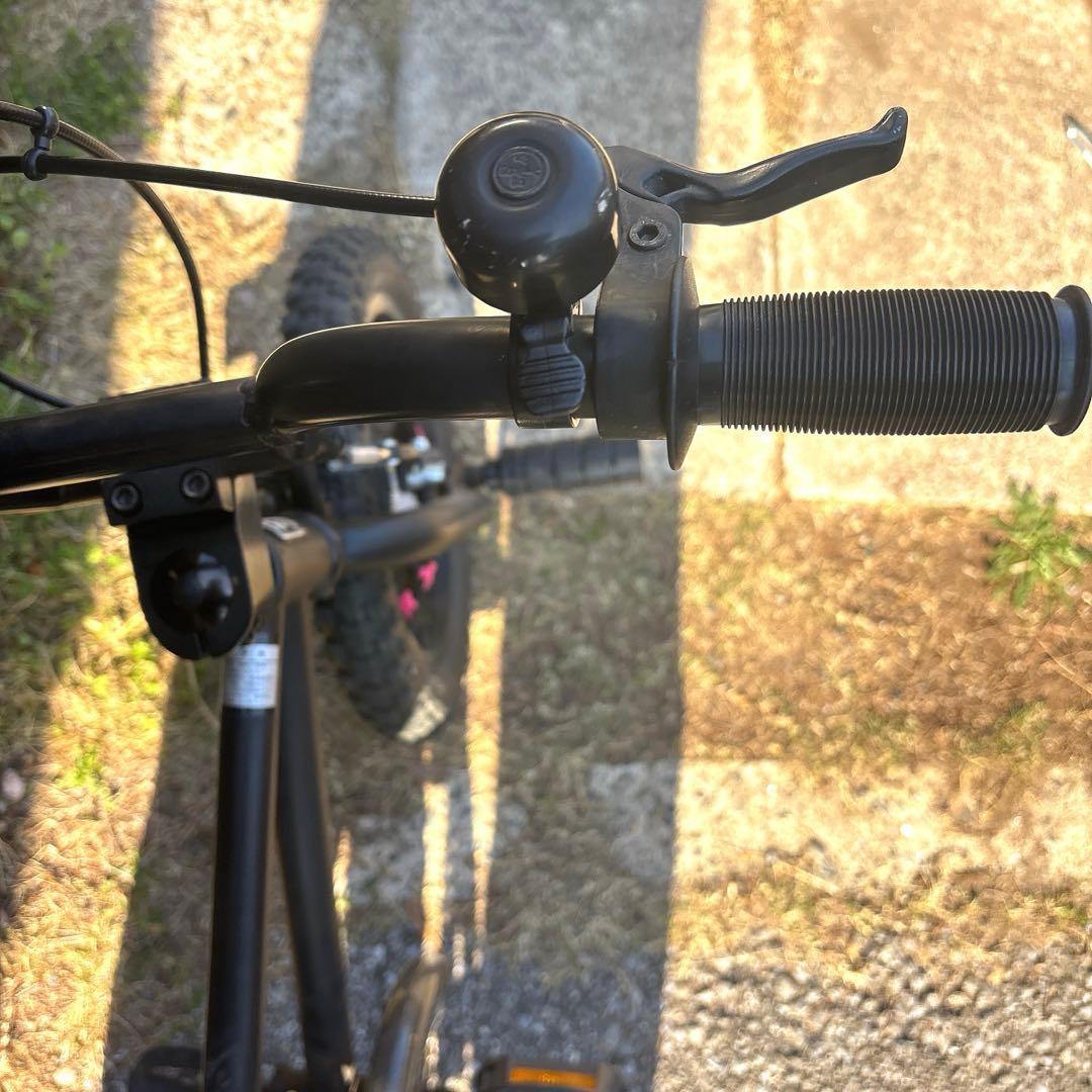 子供用 自転車 街乗り BMX キッズ マットブラック　14インチ