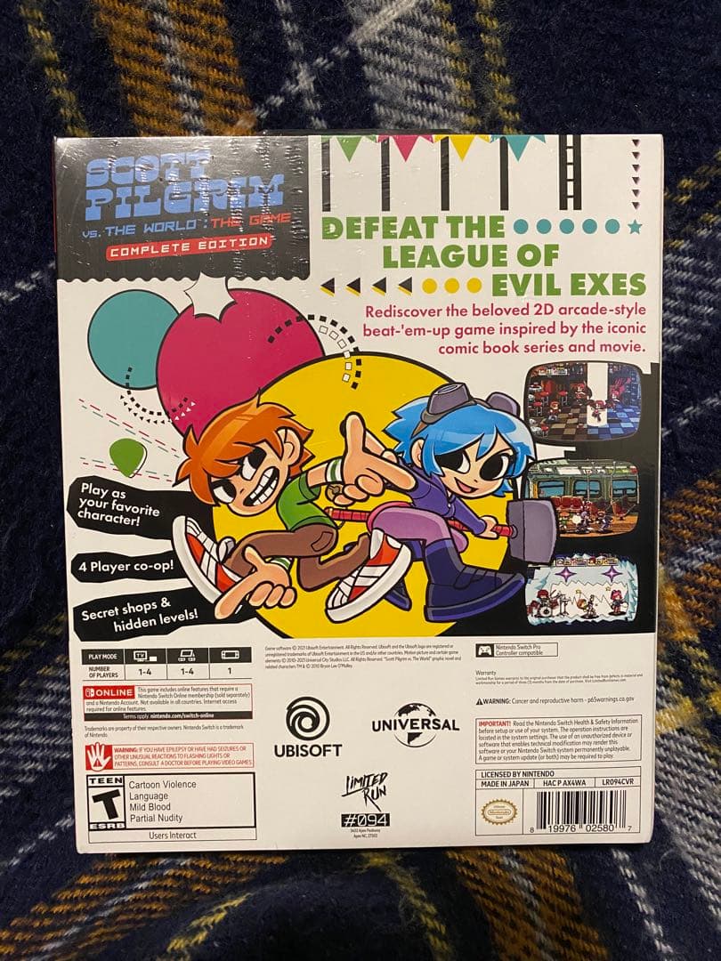 Scott Pilgrim スコット・ピルグラム　スイッチ 北米限定版 新品
